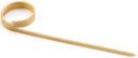 Tablecraft 3.5 inch Bamboo Card Holder Pick, 100 count -- 12 per case