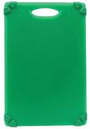 Tablecraft Grippy Polypropylene Green Color Coded Cutting Board with TPE Grips, 24 x 18 x 0.625 inch