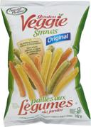 Sensible Portions Pailles aux Légumes du Jardin Collation aux Pommes de Terre et Légumes Original 142 g