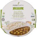 Chickpeas Curry with Steamed Rice