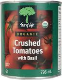 Organic Crushed Tomatoes with Basil