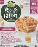 Veggie Bacon and Potato Frittatas