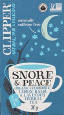 Organic Chamomile and Lavender Snore and Peace Herbal Tea