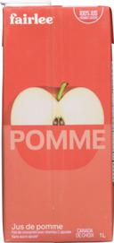 FAIRLEE APPLE JUICE FROM CONCENTRATE