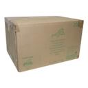 Compostable Hinged-Lid Container with 2 Compartments