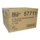 Black Cocktail Paper Straw