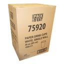 Single Wall White Paper Cup