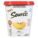 Source Peach Non Fat Yogurt