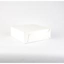 10 x 10 x 3.5 in White Cake Box