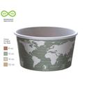 12 oz Renewable and Compostable World Art Paper Food Container