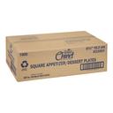 6.38 in White Square Plate