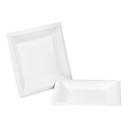 PLATE WHITE SQUARE 6.38"
