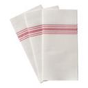 NAPKIN DINNER FP RED DISHTOWEL