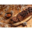 7 in Chocolate/ Caramel Christmas Yule Log