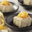 White Chocolate and Lemon Coconut Canapes
