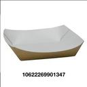 BOX CHICKEN KRAFT/WHITE 6.5X5.6X2.1"