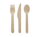 Paper Wrapped 3 Piece Wooden Cutlery Kit