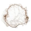 21 inch Brown Nylon Invisible Hair Net