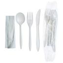 FOOD KIT KNIFE/FORK/SOUP SP/NAPKIN PP