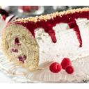 Xmas Raspberry Log Cake