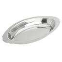 American Metalcrafts Stainless Steel Au Gratin Dish - Oval Platter, 15 Ounce, 10-5/8 inch x 5-7/8 inch Top Outer Diameter
