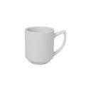 Porcelain White 10 Ounce Stacking Mug