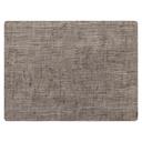 Chocolate Linen Silicone 16 x 12 inch Placemat, 12 count