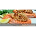 Salmon with Seafood Stuffing
