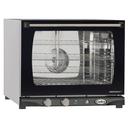 Cadco Line Chef Manual Control Countertop Convection Oven - 4 Half Size Sheet Pan Capacity, 23 5/8 x 20 x 28 1/8 inch.