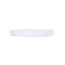 Arista Collection White Melamine Raised Rim Plate 12 inch Dia.