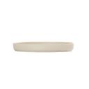 Arista Collection Ivory Melamine Raised Rim Plate 12 inch Dia.