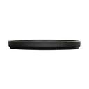 Arista Collection Black Melamine Raised Rim Plate 14 inch Dia.