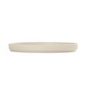 Arista Collection Ivory Melamine Raised Rim Plate 14 inch Dia.