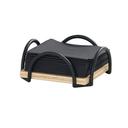 Logan Collection Black Wire Bar Napkin Holder