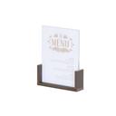 Vista Collection Mocha U-Frame 8.5 x 11 inch Cardholder