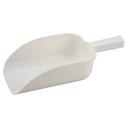 Winco Polycarbonate White Scoop, 64 Ounce.