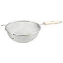 Winco Tinned Single Medium Mesh Strainer, 6 1/4 inch.