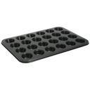 Winco Tin Plate 24 Cup Non Stick Mini Muffin Pan, 13 3/4 x 10 1/2 inch.