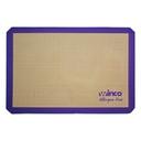 Winco Full Size Purple Silicone Baking Mat, 16 3/8 x 24 1/2 inch -- 10 per case.