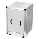 Winco Stainless Steel Half-Size Napkin Dispenser, 3 1/2 x 4 1/2 inch.