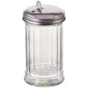 Winco Glass Sugar Pourer with Flat Top, 12 Ounce -- 12 per case.