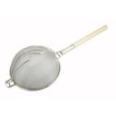 Winco Tinned Double Mesh Strainer with Reinforced Bowl, 12 inch.