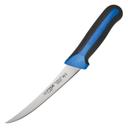 Winco SofTek Curved Boning Knife with Soft Grip Handle, 6 inch Length -- 36 per case