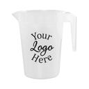Natural Polypropylene Stackable Pitcher with 2 COLOR Custom Logo