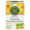 Sachets de tisane de racine de pissenlit rôtie biologique, 16 unités