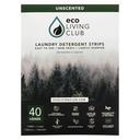 Unscented Laundry Detergent Strips, 40 count