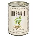 Lentilles vertes biologiques, 398 millilitres