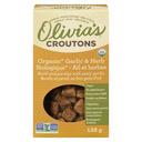 Organic Garlic and Herb Croutons, 128 Gram