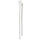 Brochette ronde en acier inoxydable, 12 pouces
