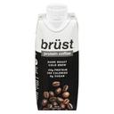 brüst dark roast cold brew coffee + 20g protein